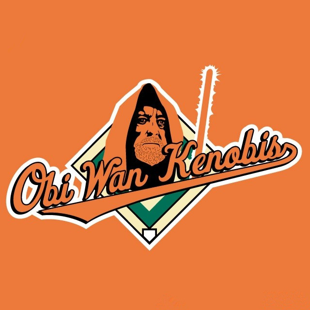 Baltimore Orioles Star Wars Logo fabric transfer